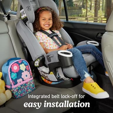 Graco 4Ever DLX 4-in-1 Car Seat, Charlie | Infant to Toddler Car Seat, with 10 Years of Use | Rear-Facing, Forward-Facing and Booster Modes | Safe, Comfortable and Convenient - Image 3