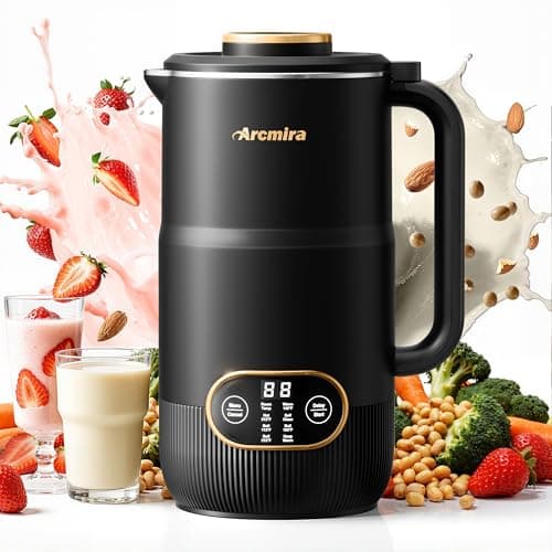 8 in 1 Nut Milk Maker, 8 Blade 35oz Homemade Almond, Oat, Coconut, Soy, Plant Based Milks and Non Dairy Beverages, Soy Milk Maker Machine with Delay Start/Keep Warm/Self-Cleaning/Boil Water - Image 1