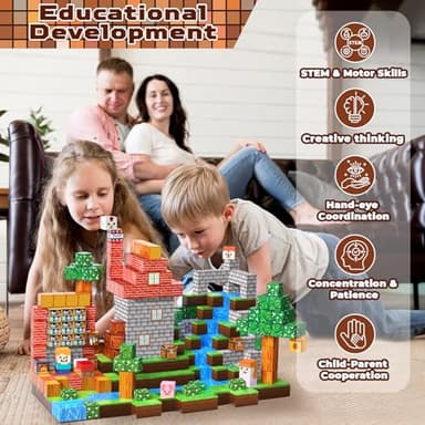 Goody King Magnetic Blocks|150PCS Magnetic Building Blocks Set, Stacking Magnets for Kids, Sensory Toy for STEM Learning Toys for Kids 3+ Boys and Girls Christmas Birthday Easter Gifts - Image 6