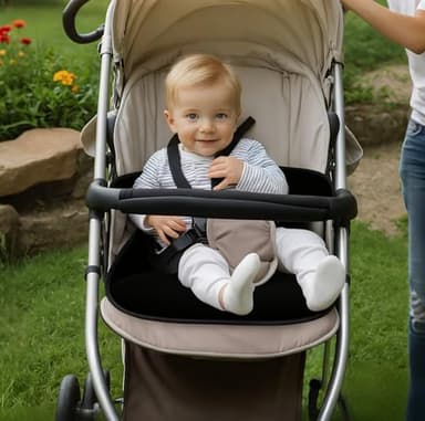 INFANZIA Dry Seat, Car Seat Protector Waterproof Carseat Liner Potty Training Toddlers, Baby and Infants, Piddle Pad for Carseats Strollers (Black, 2 Packs - Image 5