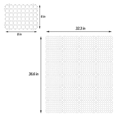 Ley's Cat Deterrent Mat, Indoor Cat Scat Mat, Cat Scratch Deterrent with Spikes, Garden Fence Animal Barrier 24 Pack/Set - Image 4