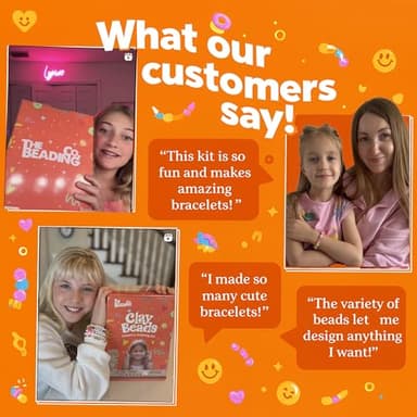 23000+ Clay Beads Bracelet Making Kit for Girls-120 Colors 6 boxes, Polymer Heishi Beads for Jewelry Making Kit, Charms for Bracelets,Bead Board Arts and Crafts Gifts for kids Fun Crafts for adults - Image 9