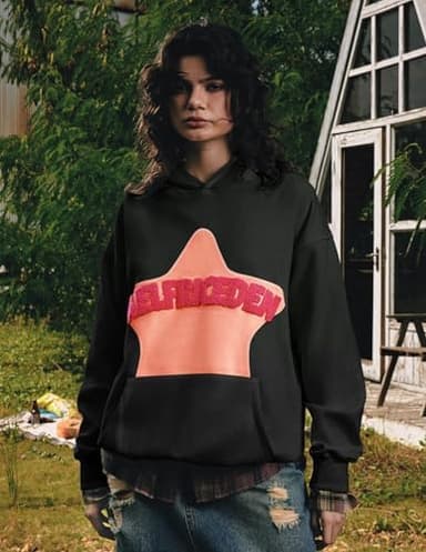 Aelfric Eden Graphic Hoodies for Men Y2K Printed Hoodie Sweatshirt Casual Oversized Long Sleeve Vintage Streetwear Pullover - Image 4