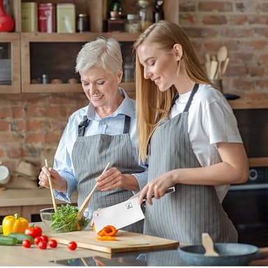 imarku Cleaver Knife 7 Inch Meat Cleaver - SUS440A Japan High Carbon Stainless Steel Butcher Knife with Ergonomic Handle, Ultra Sharp Knife, Kitchen Gadgets for Home/Restaurant, Perfect Birthday Gifts - Image 7