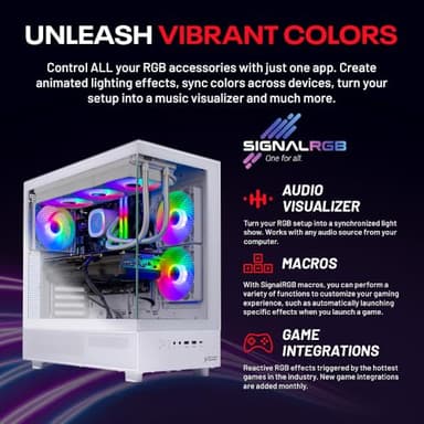 Skytech Azure Gaming PC Desktop, Ryzen 7 9700X 3.8 GHz (5.5GHz Turbo Boost), NVIDIA RTX 4060 8GB GDDR6, 1TB SSD, 16GB DDR5 RAM 6000, 650W Gold PSU, 360mm ARGB AIO, Wi-Fi, Win 11 Home - Image 3