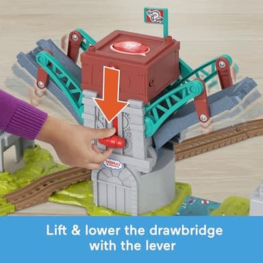 ​Thomas & Friends Toy Train Set Talking Bulstrode & Which-Way Bridge Track Playset with Sounds & Percy Engine for Kids Ages 3+ Years - Image 4