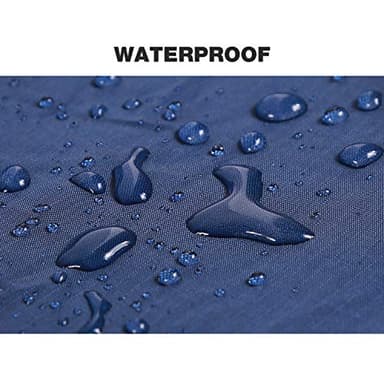 REDCAMP Large Waterproof Stadium Blanket for Cold Weather, Soft Warm Fleece Camping Blanket Windproof for Outdoor Sports, Dark Blue - Image 4