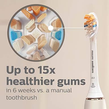Philips Sonicare DiamondClean 9900 Prestige Electric Toothbrush - with SenseIQ Technology and Advanced AI App, 5 Brushing Modes, 3 Intensity Levels, Charging Travel Case,Midnight Blue, Model HX9990/12 - Image 3