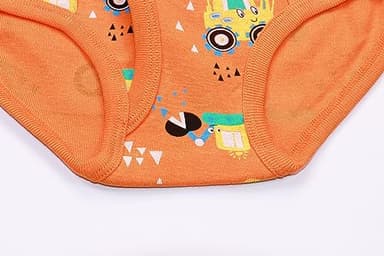Boboking Little Boys Briefs Dinosaur Truck Toddler Kids Underwear (Pack of 6) 3/4T - Image 5