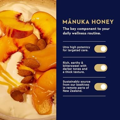Manuka Health UMF 16+/MGO 573+ Manuka Honey (500g/17.6oz), Superfood, Authentic Raw Honey from New Zealand - Image 2