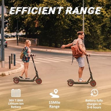 Electric Scooter Adults,Foldable,350W-500W,8.5'',19mph Speed,15Miles Range,Fast,Cheap,Suitable for Men,Women - Image 3