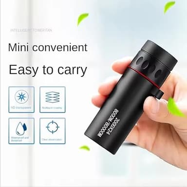 Compact High Power Monocular Telescope, 8X Magnification Portable Single Tube for Hiking, Bird Watching, Stargazing, and Outdoor Adventures - Image 2