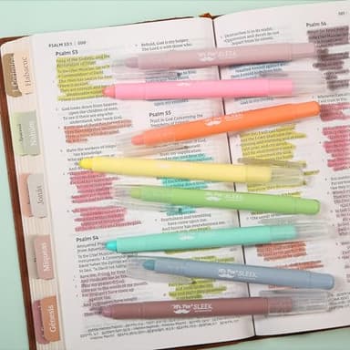 Mr. Pen- Gel Highlighters, 8 Pack Assorted Colors, No Bleed, Bible Markers - Image 8