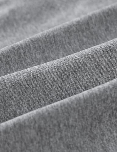 CRZ YOGA Seamless Womens Breathable Workout Tank Tops Racerback High Neck Sleeveless Running Athletic Shirts Slate Grey Marl Small - Image 5