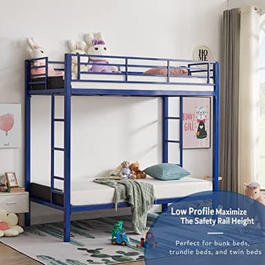 OUUI 5 Inch Cooling Gel Memory Foam Twin Mattress in a Box with Breathable Cover Medium Firm for Bunk Bed, Trundle Bed, Pressure Relief, CertiPUR-US Certified - Image 2