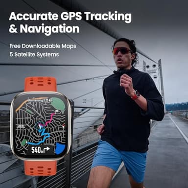 Amazfit Bip 6 Smart Watch 46mm, 14 Day Battery, 1.97" AMOLED Display, GPS & Free Maps, AI, Bluetooth Call & Text, Health, Fitness & Sleep Tracker, 140+ Workout Modes, 5 ATM Water-Resistance, Black - Image 4