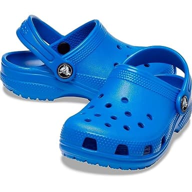 Crocs Classic Clogs, Blue Bolt, 13 US Unisex Little Kid - Image 6