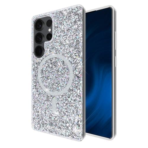 Case-Mate Samsung Galaxy S25 Ultra Case [Magnetic and Wireless Charging] Iridescent Sparkle Phone Cover [12ft Drop Protection] - Premium Phone Case for Samsung Galaxy S25 Ultra 6.9" - Twinkle Disco - Image 1