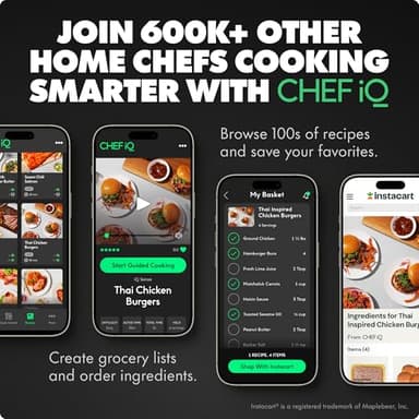 CHEF iQ Sense [2025 Model] | Smart Wireless Meat Thermometer | 4 Ultra-Thin Probes | WiFi Unlimited Range | 1000°F Heat Safe | 5 Sensors | BBQ, Grill, Oven, Smoker, Air Fryer | Gen3 - Image 9