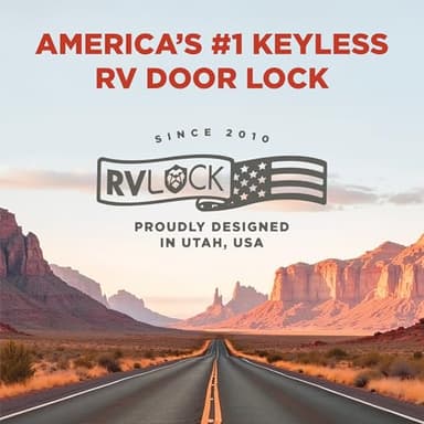 RVLOCK V4 RV Door Lock Keyless Entry with Remote, Secure and Convenient Camper Latch Replacement, Durable RV Door Lock Replacement for Trailers with Patented Security Technology - Image 9