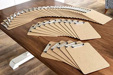 Clipboards (Set of 30) Letter Size Clipboard, Low Profile Clip, Classroom Supplies - Image 7