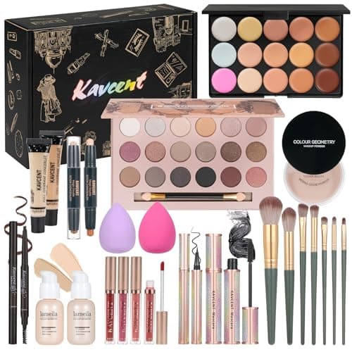 Makeup Kit Makeup Sets for Teens Makeup kits for Women Teenagers Full Kit Make up Eyeshadow Palette Foundation Concealer Lipgloss Makeup Gift Set for Women Teen Girls - Image 1