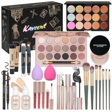 Makeup Kit Makeup Sets for Teens Makeup kits for Women Teenagers Full Kit Make up Eyeshadow Palette Foundation Concealer Lipgloss Makeup Gift Set for Women Teen Girls - Image 1