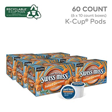 Swiss Miss Salted Caramel Hot Cocoa, Keurig Single Serve K-Cup Pods, 10 Count (Packs of 6) - Image 2