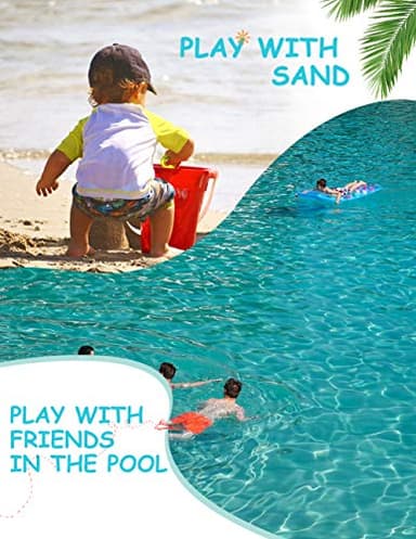 maamgic Boys Swim Trunks Toddler Swim Shorts Little Boys Bathing Suit Swimsuit Toddler Boy Swimwear,Pink Black Whale,8 T - Image 5