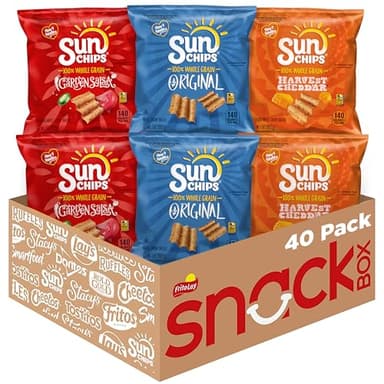 Sunchips Multigrain Chips Variety Pack, 40 Count - Image 1