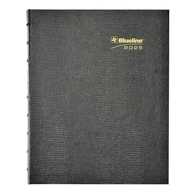 Blueline® 2025 Plan & Link™ CoilPro™ Monthly Planner, 16 Months, September 2024 to December 2025, Twin-Wire Binding, 9.25" x 7.25", Black, English (C1200C.81T-25) - Image 2