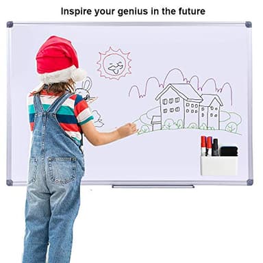 Magnetic Dry Erase Marker Holder,Pen and Eraser Holder for Whiteboard，Magnet Pencil Cup Utility Storage Organizer for Office, Refrigerator, Locker and Metal Cabinets (2 Pack) - Image 5