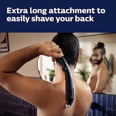 Philips Bodygroom Series 5000, Showerproof Groin and Body Trimmer, Close and Comfortable Shave, Complete Body Grooming Including Back, 60 Min. Runtime, Model BG5025/40 - Image 3