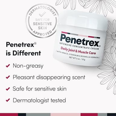 Penetrex Joint & Muscle Therapy Duo - Soothing Relief for Back, Neck, Hands, Feet & Nerves - Rub with Arnica, Vitamin B6 MSM & Boswellia - 2oz, 4oz - Image 3