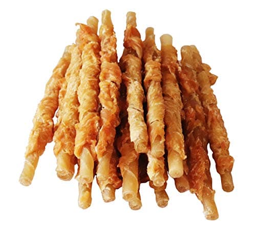 Pawant Chicken Wrapped Rawhides for Dogs Treats Puppy Training Snacks Sticks Dog Rawhide Chews All Natural Dog Treats 1lb - Image 1
