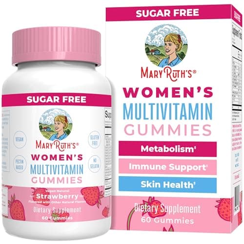 MaryRuth Organics Women's Immune Support Multivitamin Gummies | Ages 14+ | Skin Health | Gummy Vitamins for Women | Sugar-Free | Vegan | Non-GMO | 60 Count - Image 1