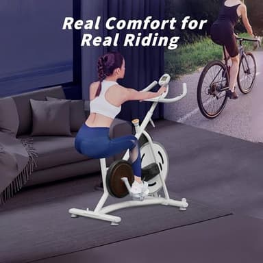 Exercise Bike Stationary Bikes for Home, Adjustable Magnetic Resistance & Comfortable Seat Workout Bike, Quiet Indoor Cycling Bike with Digital Monitor, Phone Holder, 300LB Capacity of Cardio Workout - Image 7