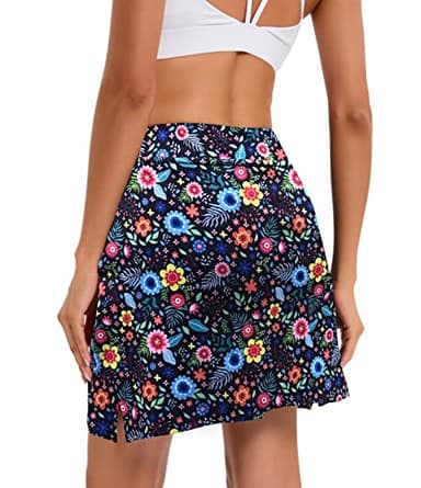 Oyamiki Women's Active Performance Skort Lightweight Skirt for Running Tennis Golf Workout Sports Printing M - Image 6