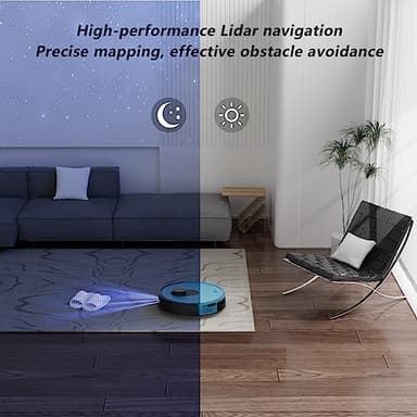 OKP Robot Vacuum L1 – 4000Pa Ultra Suction, LiDAR Mapping, Self-Cleaning Brush, WiFi/App/Alexa Control, 52dB Quiet, Ideal for Pet Hair, Carpets & Hard Floors - Image 3
