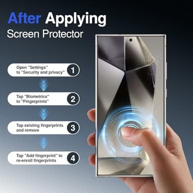 SmartDevil [3 Pack] for Samsung Galaxy S23 Plus Screen Protector, Finger Print Reader Compatible, Fast & Easy Installation, Clear 9H Tempered Glass Film, Alignment Frame [Dust-Free & Bubble-Free] - Image 3