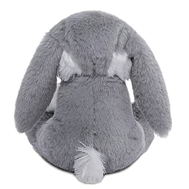 Nleio Easter Bunny Rabbit Stuffed Animal, 8.5" Bunny Plush with Floppy Ears, Huggable & Washable, Baby Stuffed Animals Plush Toy for Girls Boys Kids Friends Easter Birthday Gifts (Gray) - Image 6
