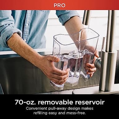 Ninja | Coffee Maker | 14-Cup Glass Carafe | Programmable | Includes Adjustable Warming Plate, Freshness Timer & Removable Water Reservoir | Black Stainless Steel | DCM201BK - Image 8