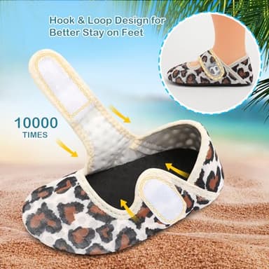 Toddler Sandals Boy Girl Summer Beach Water Shoes Closed Toe Sandals Pool Swim Aqua Socks for Toddler Barefoot Mesh Shoes Size - Image 3
