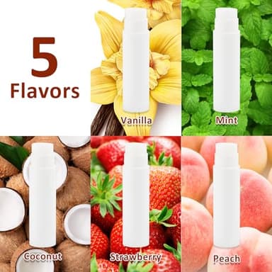 DMSKY Lip Balm Bulk Unlabeled 300 Pack, Custom Chapstick Bulk Natural Ingredients Vitamin E Shea Butter, Gift For Baby Shower & Wedding Favors - Image 3