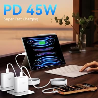 iPhone 17 16 Pro Max Charger Fast Charging, 45W Super Fast USB C iPhone 17 Pro Max Charger Block with 10FT Cable Cord for iPhone 17 16 15 Pro Max/17 16 15 Pro/17 16 15/Air, 16 15 Plus, Android Phone - Image 7