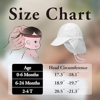 ECOSUMA 2 Pack Baby Boy Sun Hats 6-12 Months,12-24 Months Gray/White - Image 2