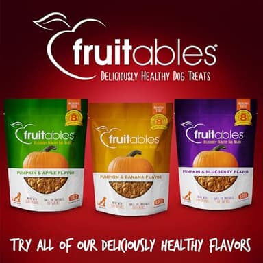 Fruitables Baked Dog Treats, Healthy Pumpkin Treat for Dogs, Low Calorie & Delicious, Free of Wheat, Corn and Soy, Made in the USA, Apple and Crispy Bacon Flavor, 12oz - Image 10