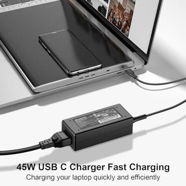 Charger Compatible with Acer Laptop Chromebook Charger 45W USB C Fast Power Adapter - Image 5