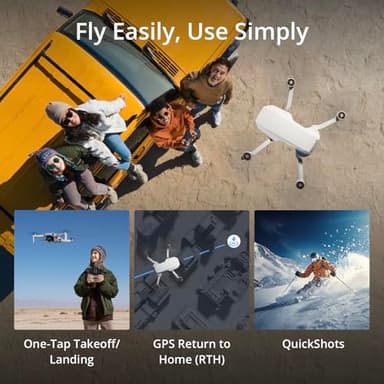 Specta Mini Drone with Camera 4K for Adults, 32800ft FPV Transmission, Easy to Fly, 3 Aixs Gimbal, 31-Min Flight, 4K/30fps, Under 249g Portable Drone for Beginners - Image 2