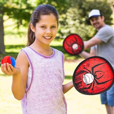 Toss and Catch Ball Game Set, Outdoor Games for Kids 3 4 5 6 7 8 9 10 11 12 Years Old Boys Girls, Outdoor Yard Games Beach Toys Pool Toys Sports & Outdoors Birthday Gifts (2 Paddles) - Image 2